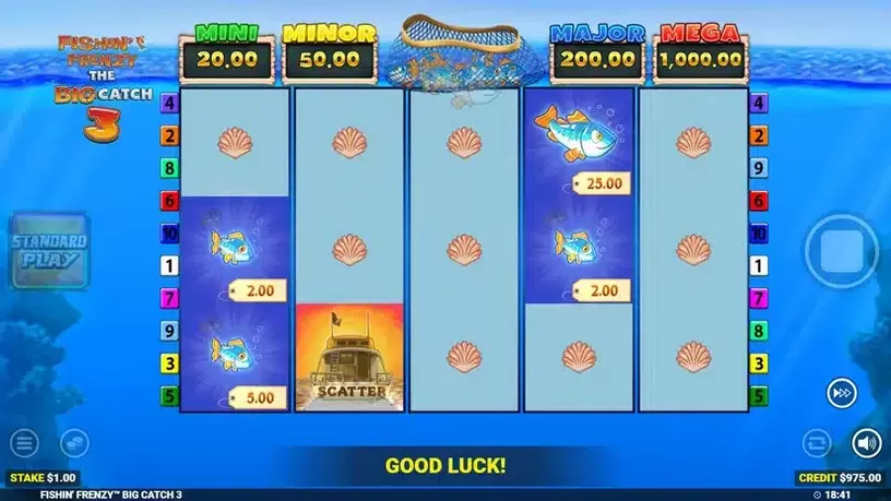Fishin’ Frenzy The Big Catch 3 slot screenshot 3