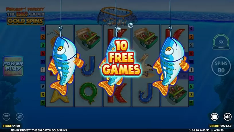 Fishin’ Frenzy The Big Catch Gold Spins slot screenshot 2