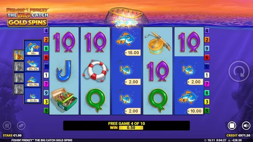 Fishin’ Frenzy The Big Catch Gold Spins slot screenshot 4