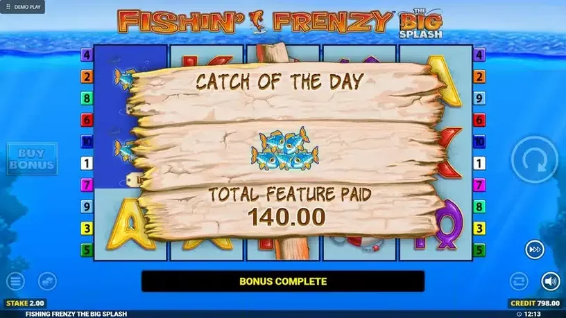 Fishin Frenzy The Big Splash slot screenshot 6
