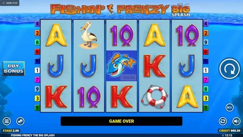 Fishin Frenzy The Big Splash slot screenshot 1
