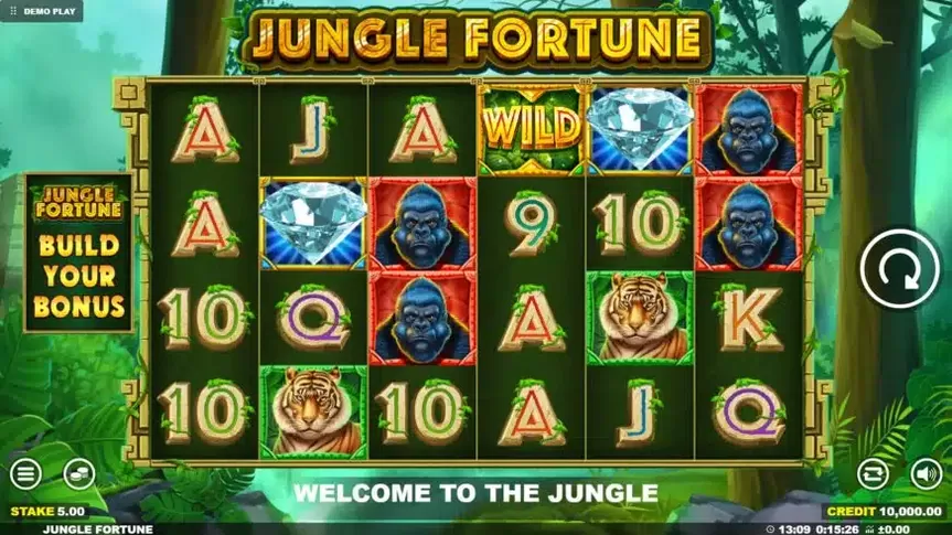 Jungle Fortune slot screenshot 1
