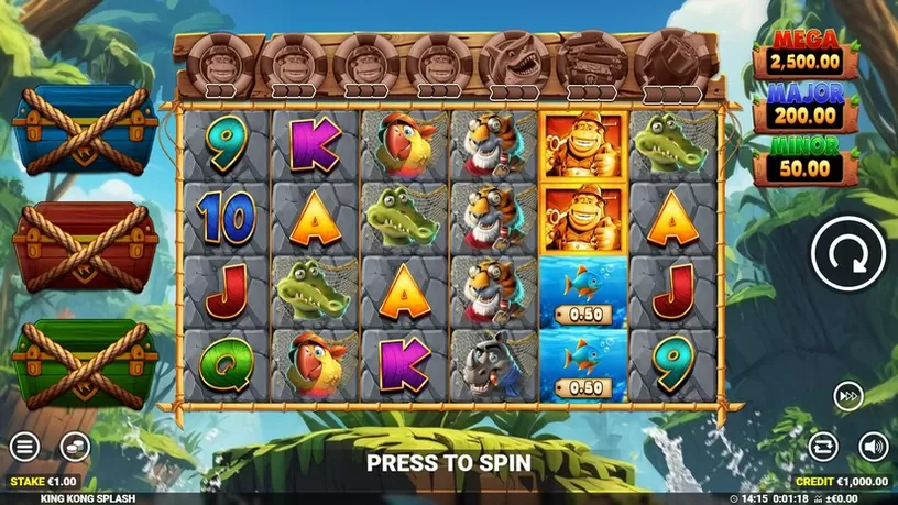 King Kong Splash slot screenshot 1