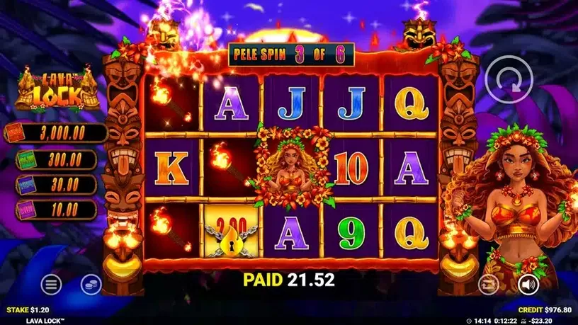 Lava Lock slot screenshot 6