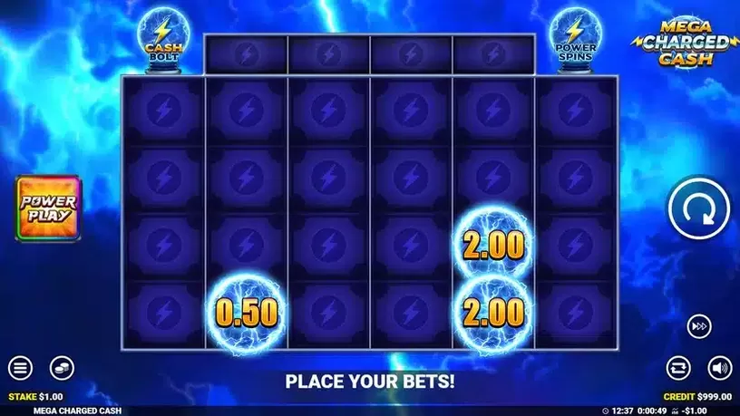 Mega Charged Cash slot screenshot 1