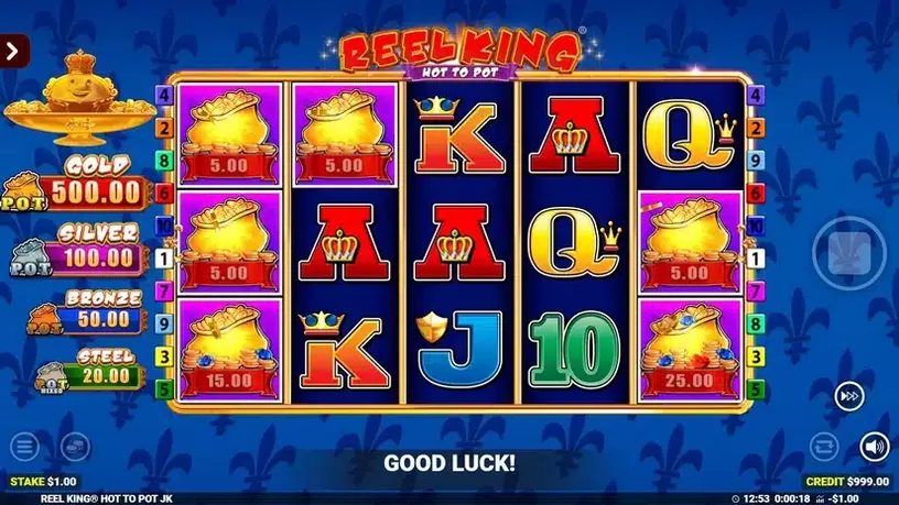 Reel King: Hot to Pot slot screenshot 1