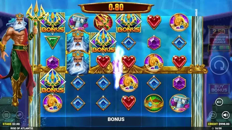 Rise of Atlantis 2 slot screenshot 2