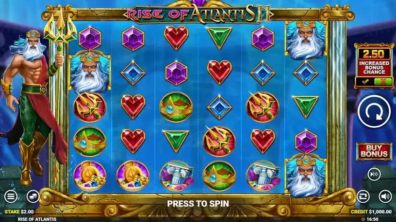 Rise of Atlantis 2 slot screenshot 1