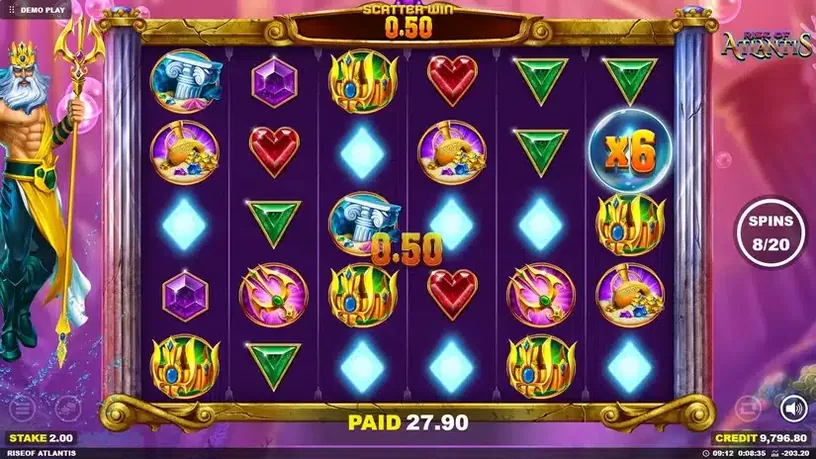 Rise of Atlantis slot screenshot 5