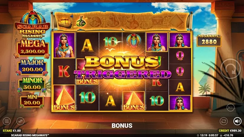 Scarab Rising Megaways slot screenshot 4