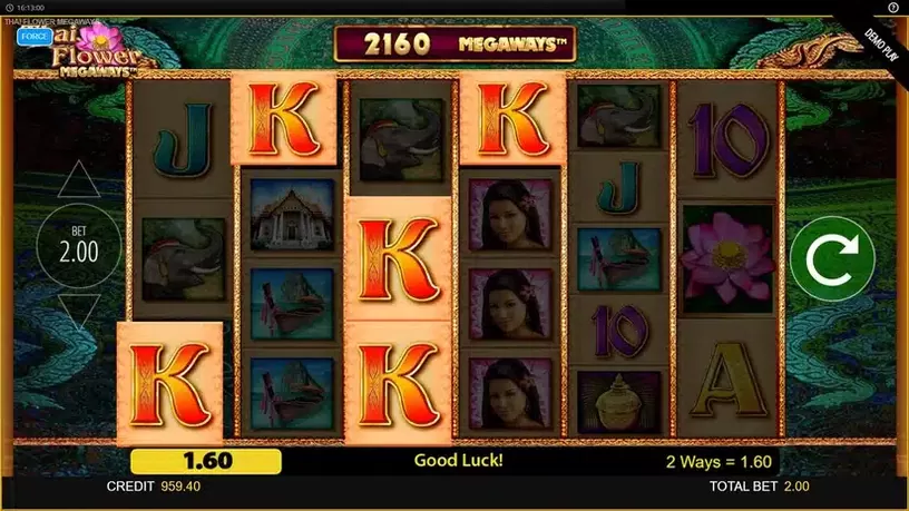 Thai Flower Megaways slot screenshot 3