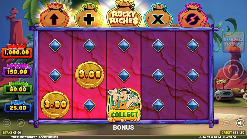 The Flintstones Rocky Riches slot screenshot 3