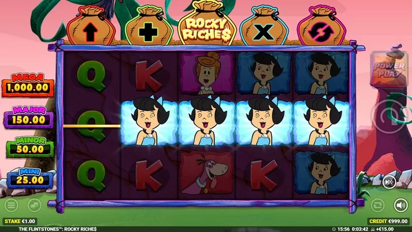 The Flintstones Rocky Riches slot screenshot 2