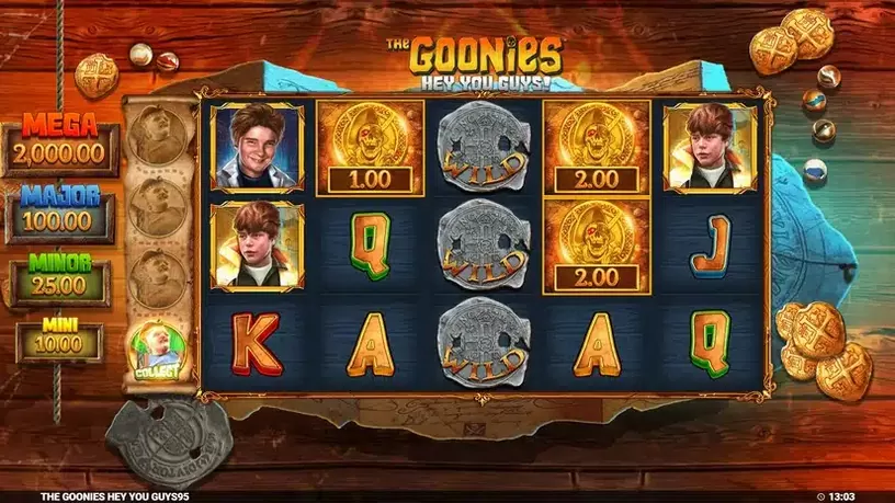 The Goonies Hey You Guys slot screenshot 1