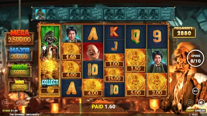 The Goonies Megaways slot screenshot 6