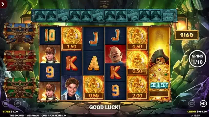 The Goonies Quest For Riches slot screenshot 8