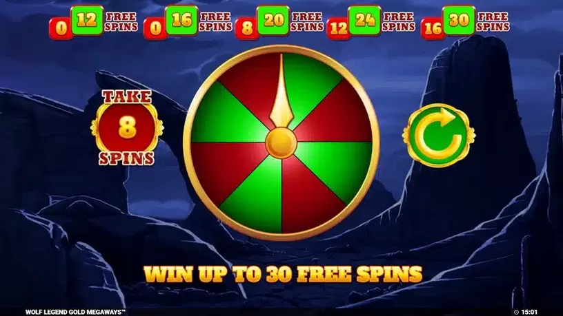 Wolf Legend Gold Megaways slot screenshot 3