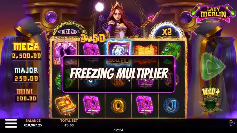 Lady Merlin MultiMax slot screenshot 5