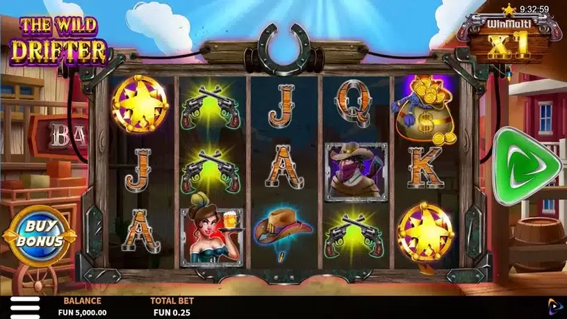 The Wild Drifter slot screenshot 1
