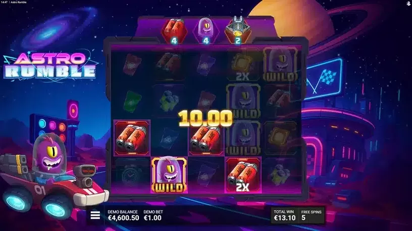 Astro Rumble slot screenshot 7