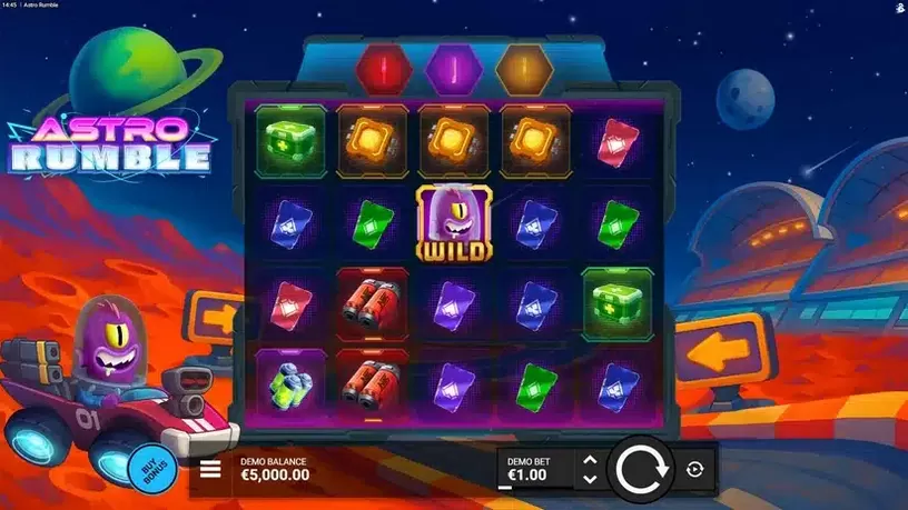 Astro Rumble slot screenshot 1