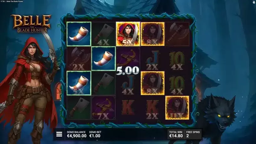 Belle The Blade Hunter slot screenshot 5