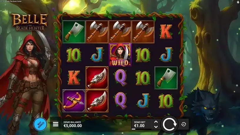 Belle The Blade Hunter slot screenshot 1
