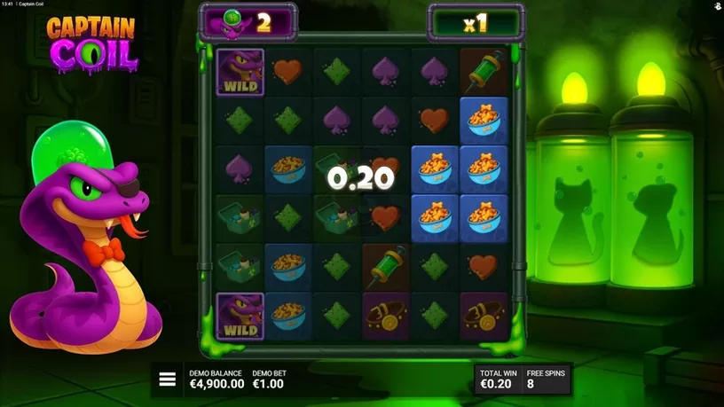 Captain Coil slot screenshot 4