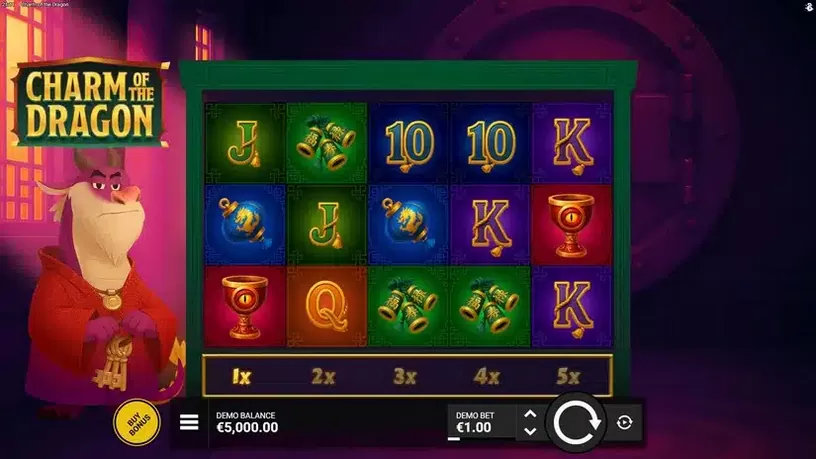 Charm of the Dragon slot screenshot 1