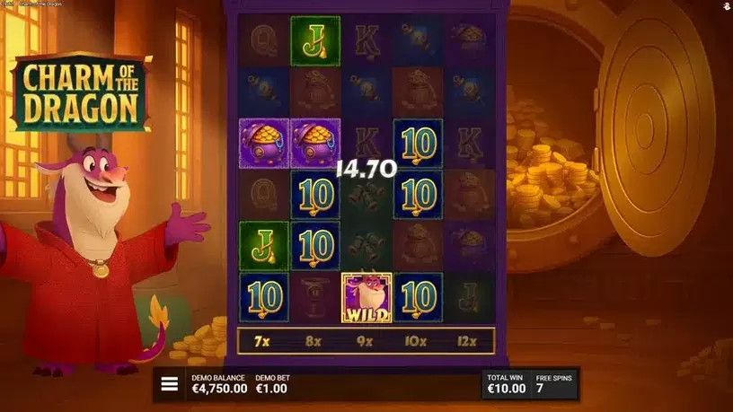 Charm of the Dragon slot screenshot 5