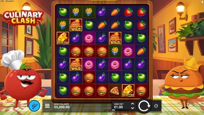Culinary Clash slot screenshot 1