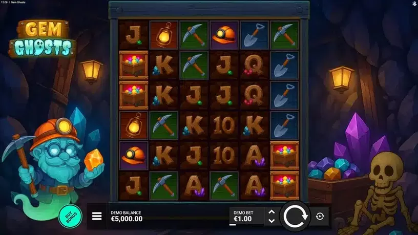 Gem Ghosts slot screenshot 1