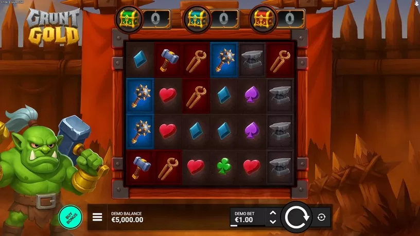 Grunt Gold slot screenshot 1