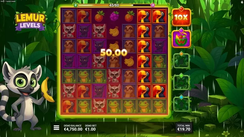 Lemur Levels slot screenshot 6