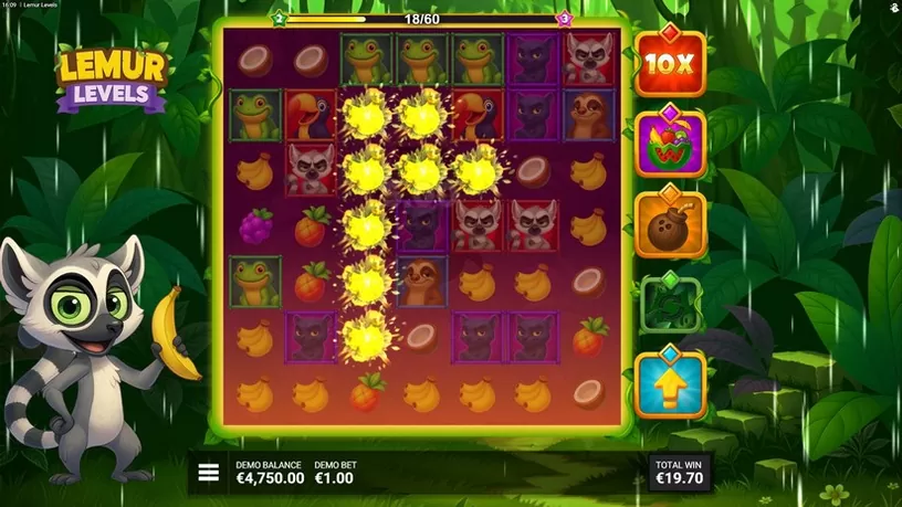 Lemur Levels slot screenshot 5