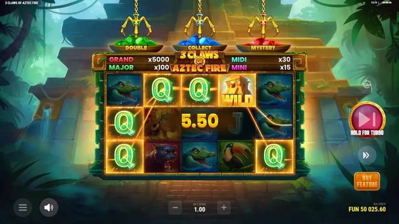 3 Claws of Aztec Fire slot screenshot 4