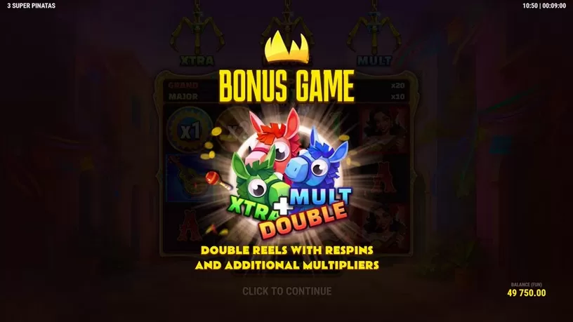 3 Super Pinatas slot screenshot 3