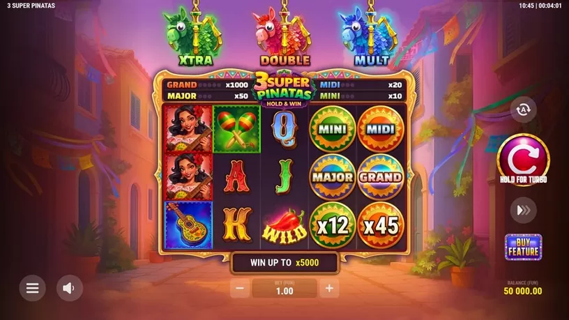3 Super Pinatas slot screenshot 1