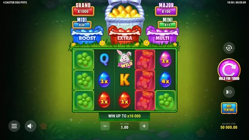 4 Easter Egg Pots slot screenshot 1