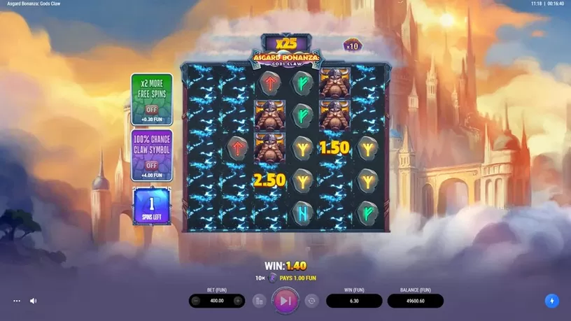 Asgard Bonanza: Gods Claw slot screenshot 4