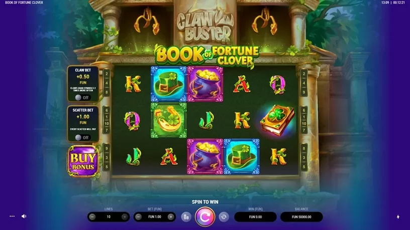 Book of Fortune Clover slot screenshot 1