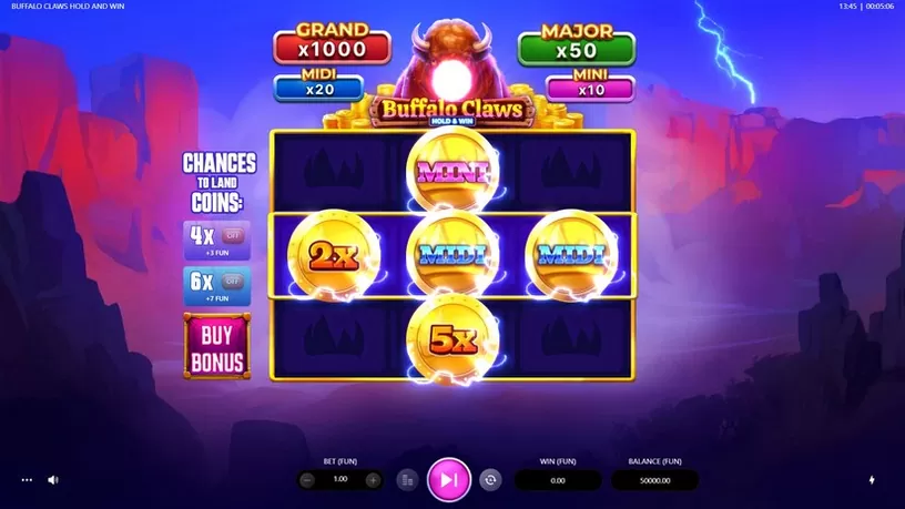 Buffalo Claws slot screenshot 2