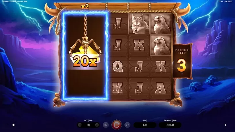 Buffalo Power Claw: Hold and Win slot screenshot 4