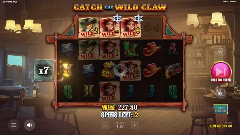 Catch The Wild slot screenshot 5