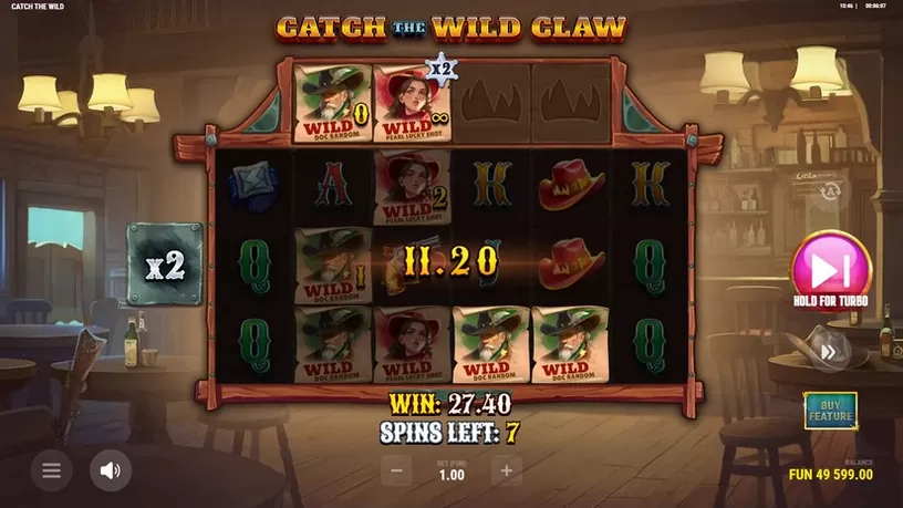 Catch The Wild slot screenshot 4