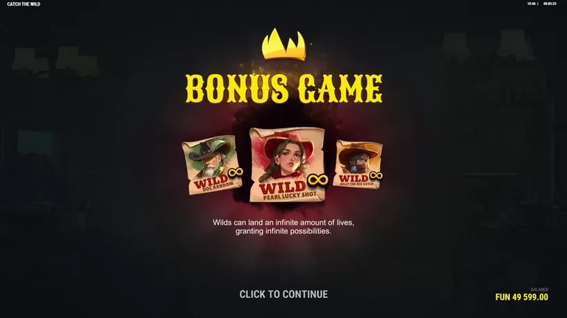 Catch The Wild slot screenshot 2