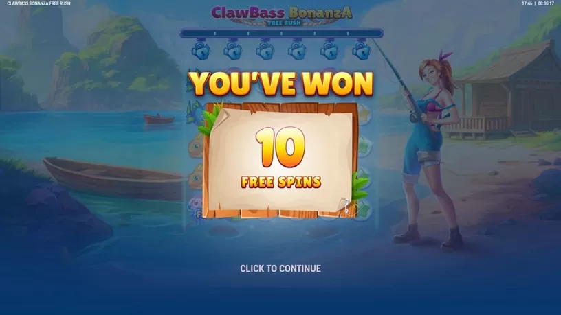 ClawBass Bonanza: Free Rush slot screenshot 3