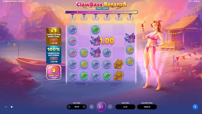 ClawBass Bonanza: Free Rush slot screenshot 6