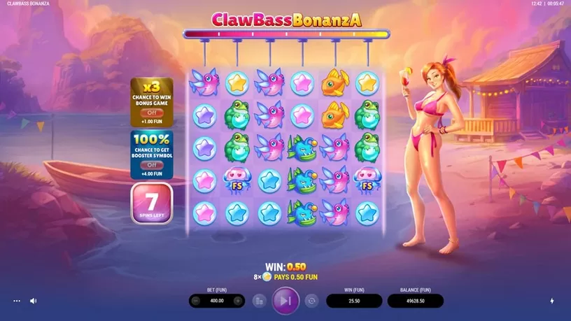 ClawBass Bonanza slot screenshot 4