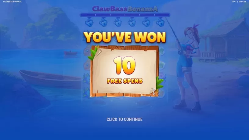 ClawBass Bonanza slot screenshot 3